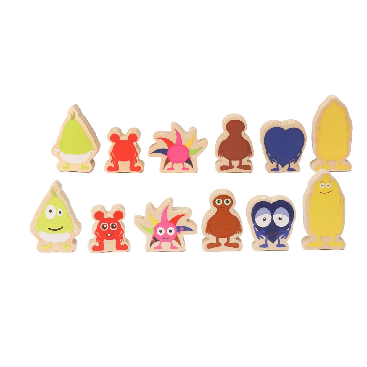 BABBLARNA FIGURSET TRÄ LITEN