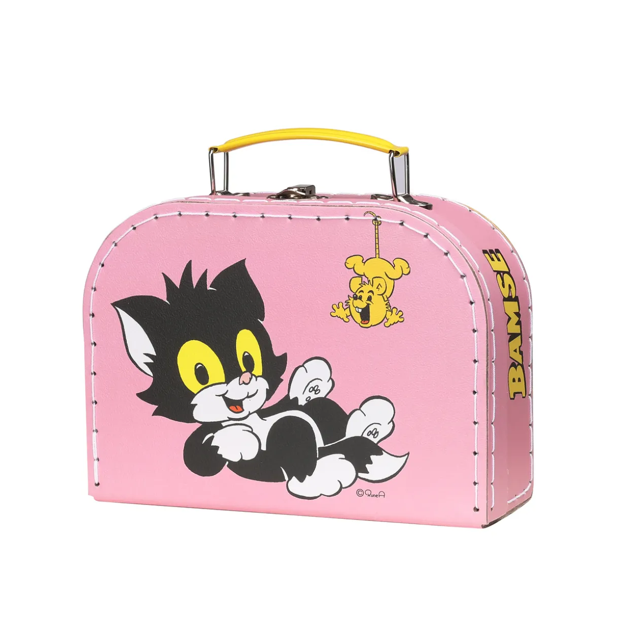 BAMSE BARNVÄSKA PAPPVÄSKA ROSA 20 CM