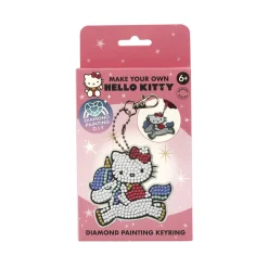 HELLO KITTY DIAMANTMÅLNING MED NYCKELRING