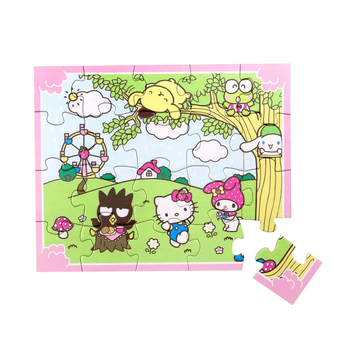 HELLO KITTY PUSSEL TRÄPUSSEL 20 BITAR