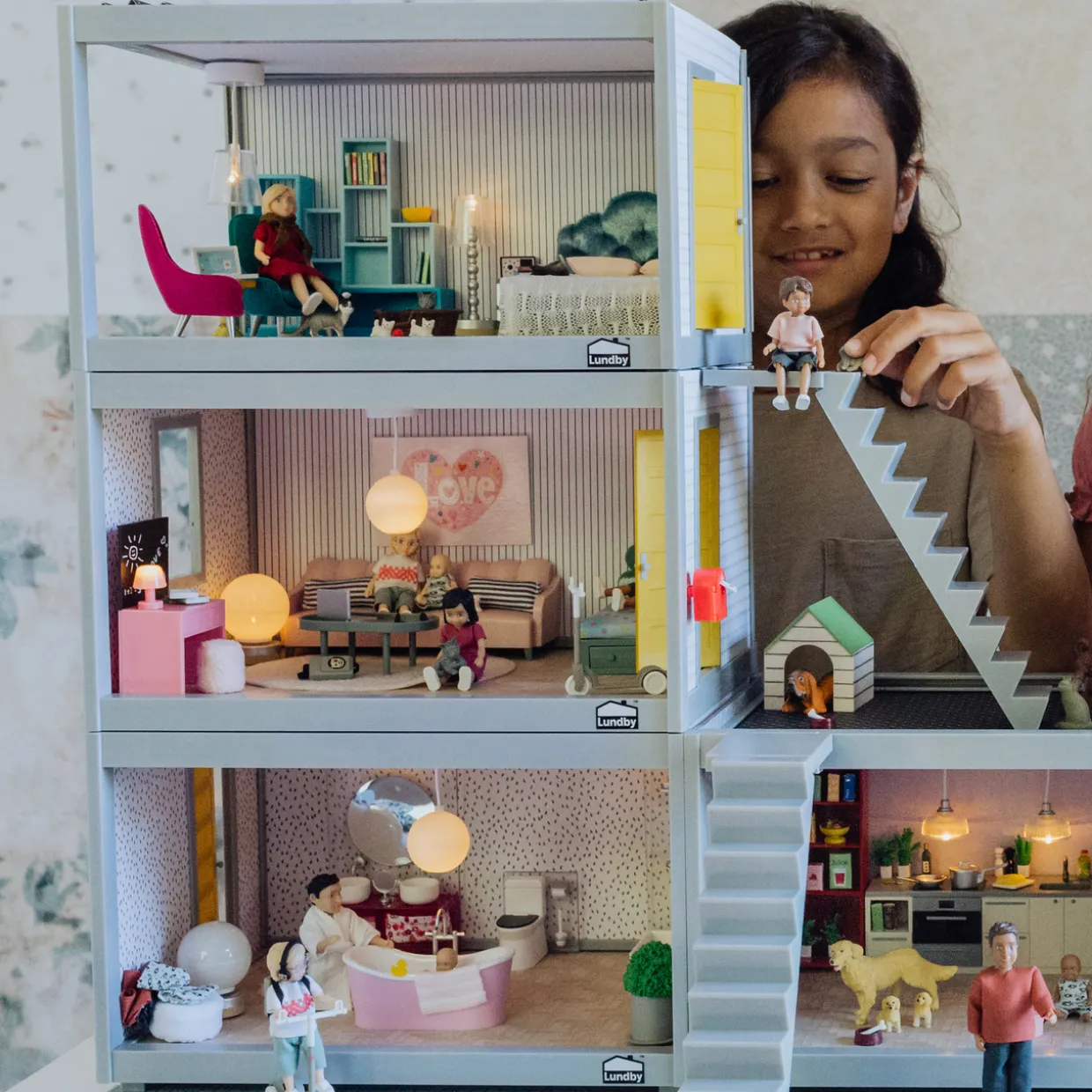 LUNDBY DOCKHUSMÖBLER BADRUMSSET
