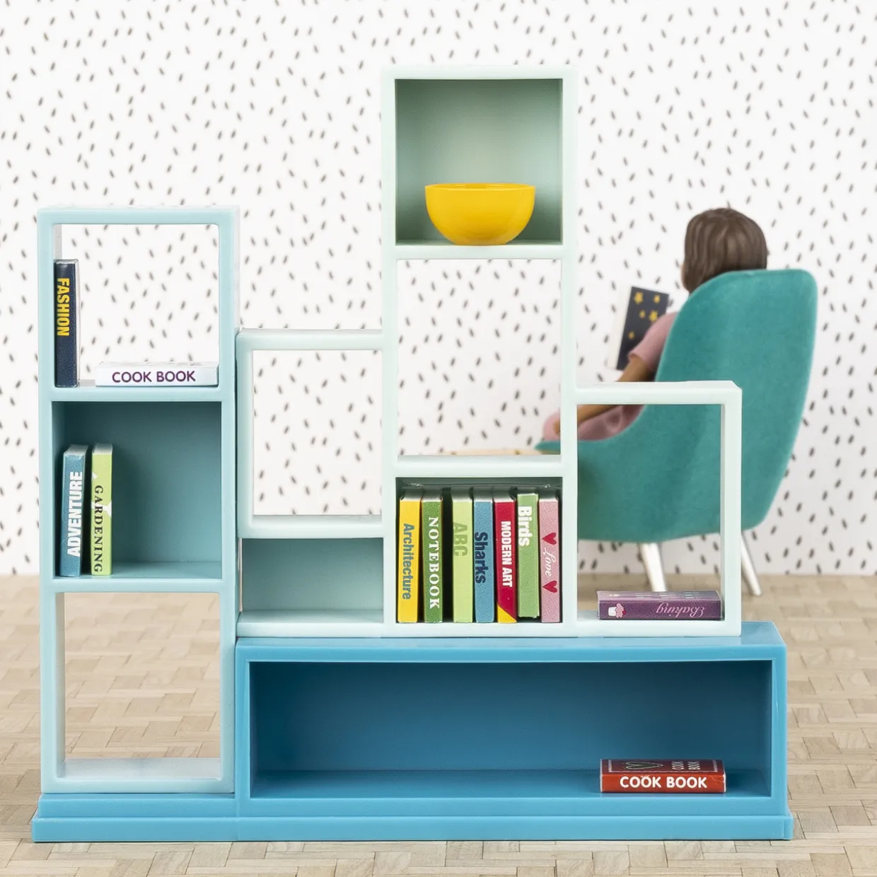 LUNDBY DOCKHUSMÖBLER BOKHYLLESET