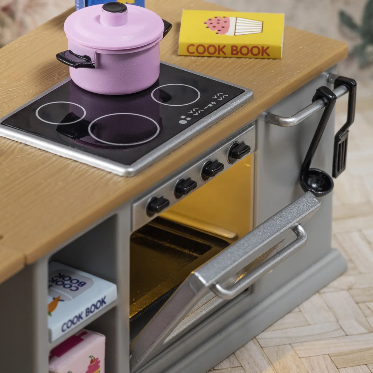 LUNDBY DOCKHUSMÖBLER KÖK SPIS & KYLSKÅP MED BELYSNING