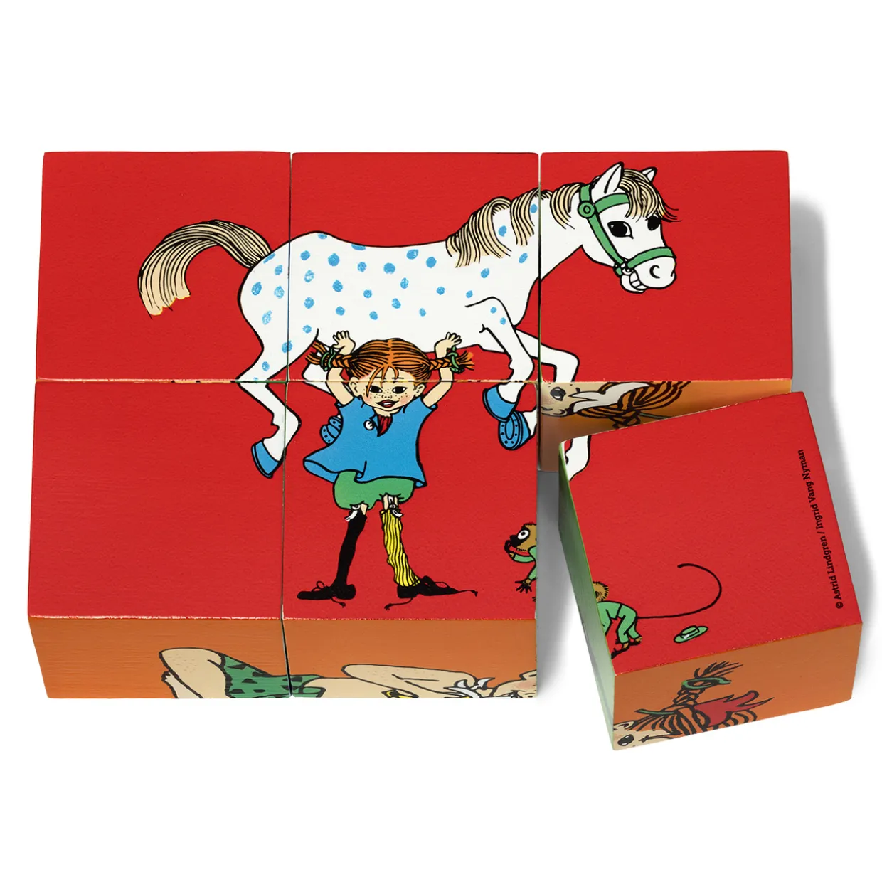 PIPPI PUSSEL PUSSELKLOSSAR 6 BITAR