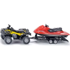 SIKU FYRHJULING MED JET-SKI 1:55
