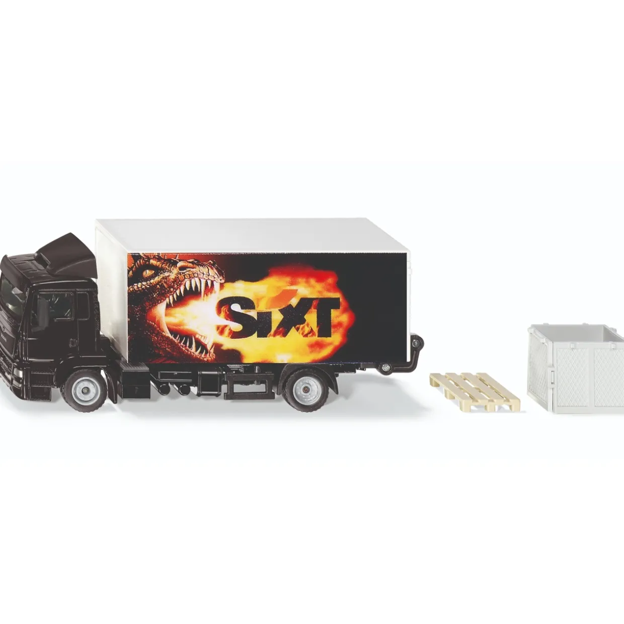SIKU LEKSAKSBIL LASTBIL MAN LION SIXT M. BAKLIFT 1:50