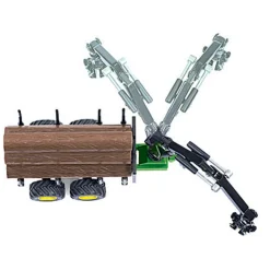 SIKU SKOGSTRAILER JOHN DEERE 1:50